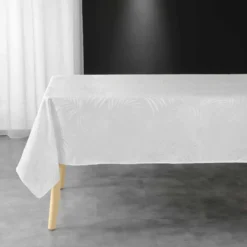 Żakardowy obrus prostokątny PLUMETTE, 140 x 240 cm