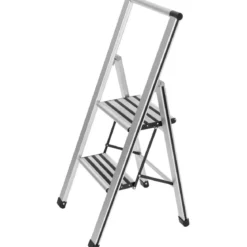 Aluminiowa drabina, 2-stopniowa, WENKO