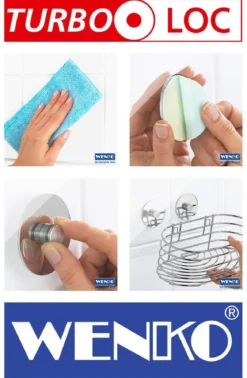 Aluminiowy uchwyt na ręcznik BIVIO, montaż bez wiercenia