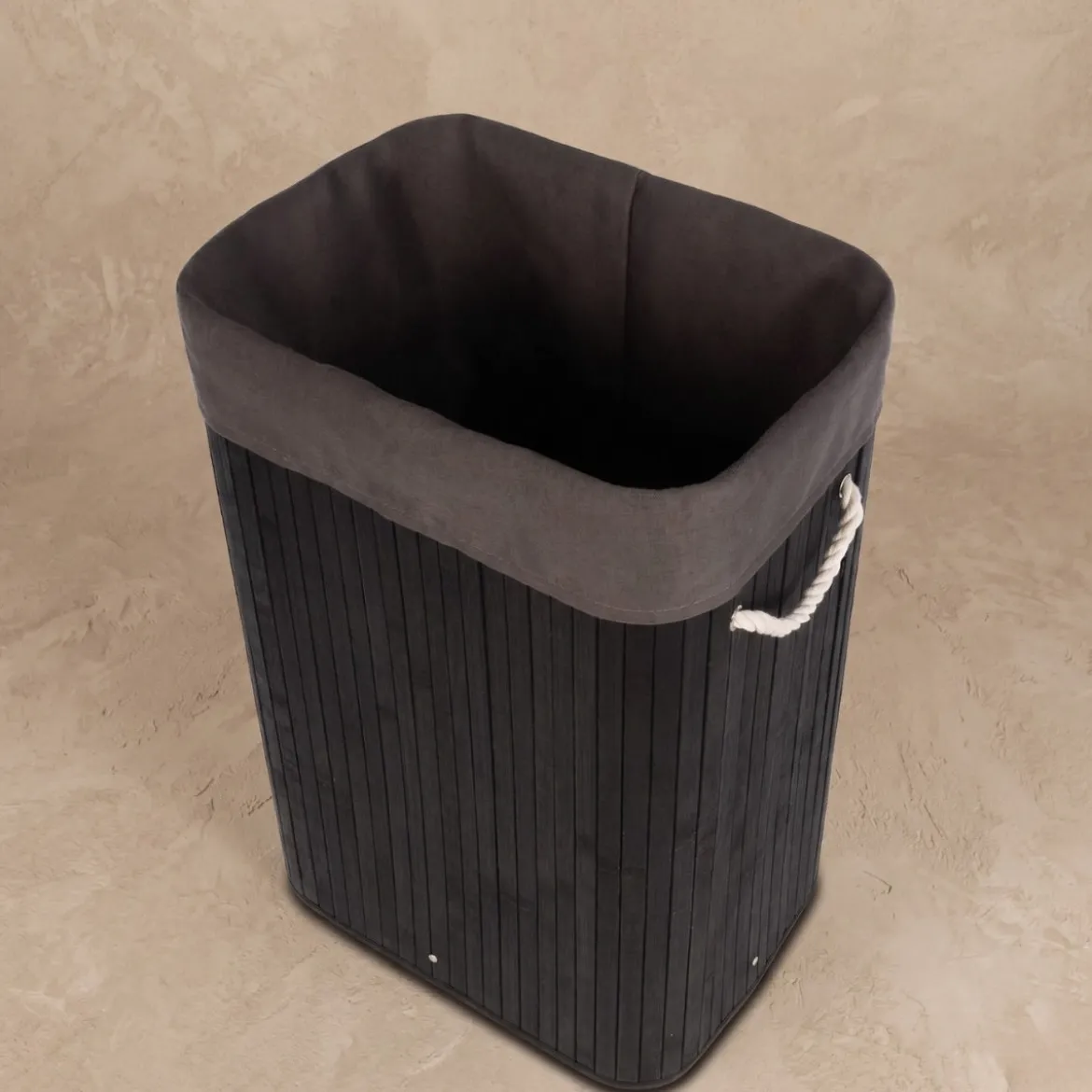 Bambusowy kosz na pranie SADE, 80 l