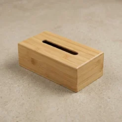 Bambusowy pojemnik na chusteczki SOVO, 25 x 13 cm