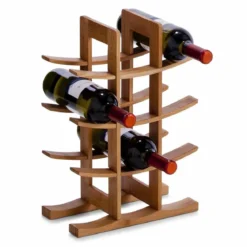 Bambusowy stojak na wino - 12 butelek, ZELLER