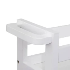 Bardzo wąski regał łazienkowy na kółkach, 3 półki, szer. 15 cm