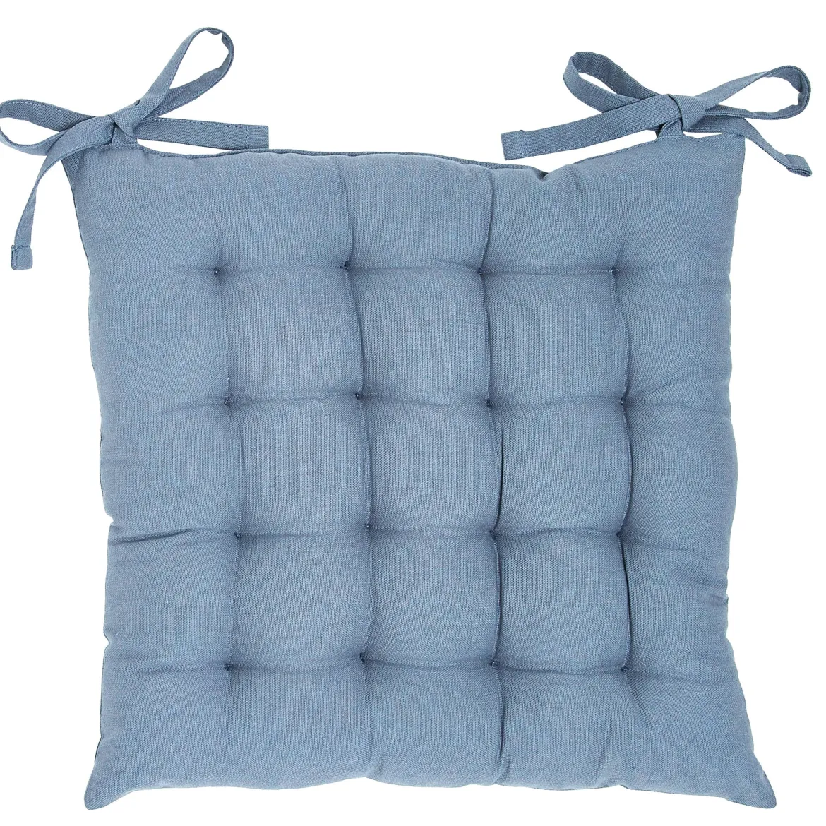 Bawełniana poduszka na krzesło kuchenne COMFORT, wiązana, 38 x 38 cm