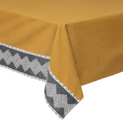 Bawełniany obrus na stół prostokątny 150 x 250 cm DEAMS z 6 serwetkami