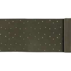 Bieżnik welurowy na stół, 35 x 100 cm, ze złotymi gwiazdkami