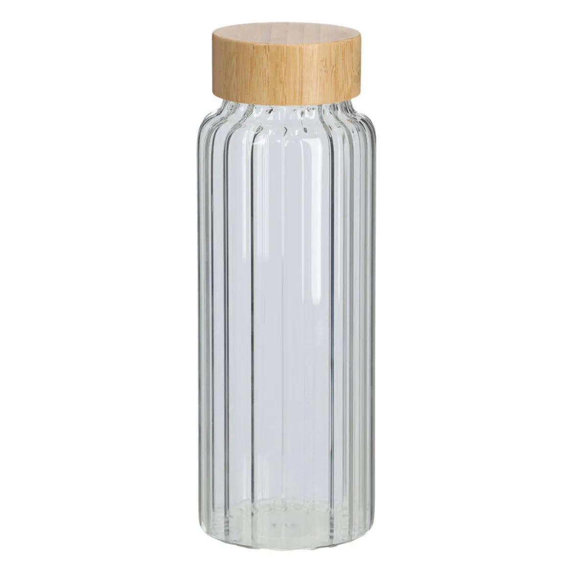Butelka z bambusowym szczelnym wieczkiem, 1000 ml