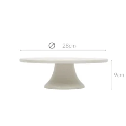 Ceramiczna patera na ciasto NORA, Ø 28 cm