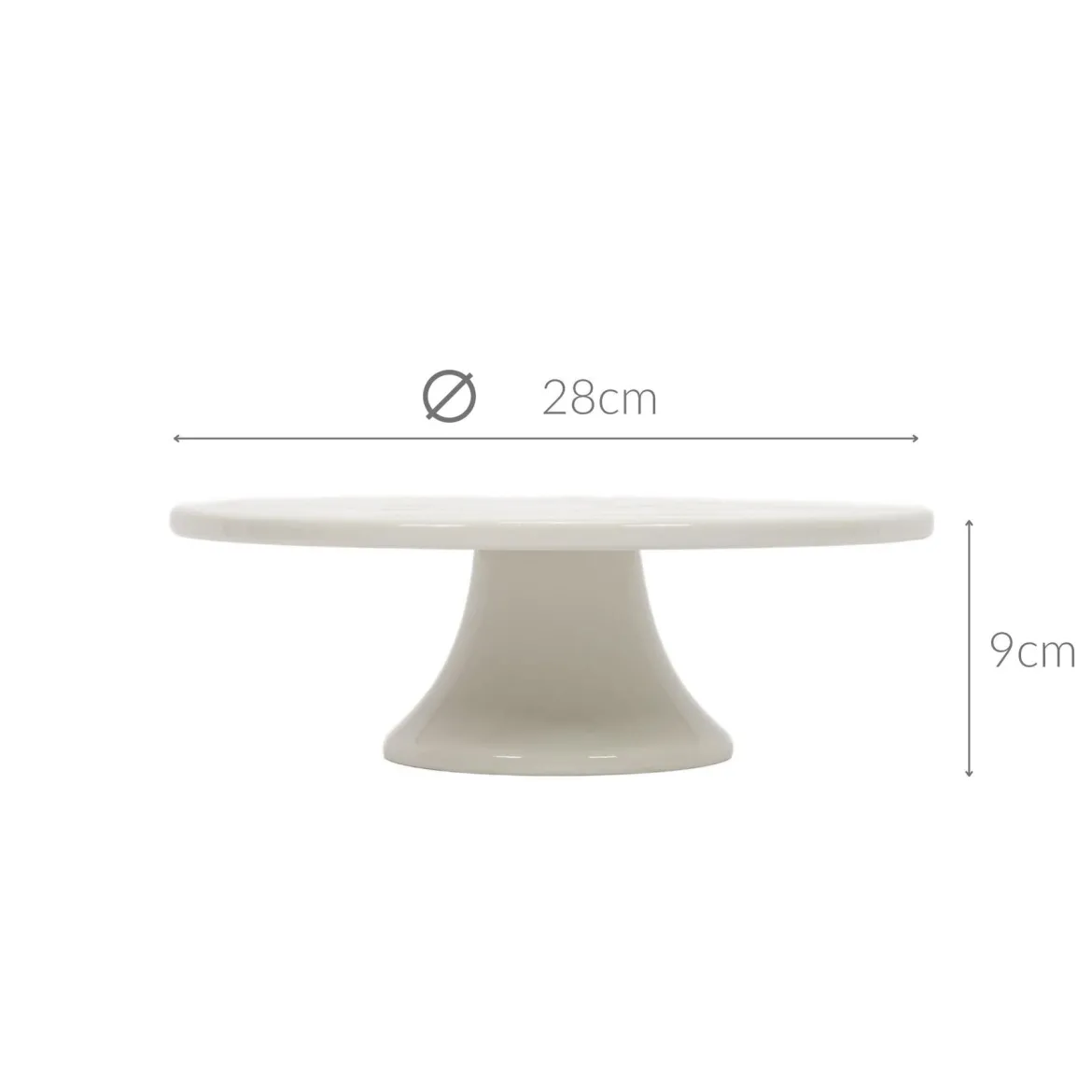 Ceramiczna patera na ciasto NORA, Ø 28 cm