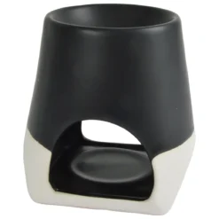 Ceramiczny kominek na tealight i wosk zapachowy, 10,5 cm