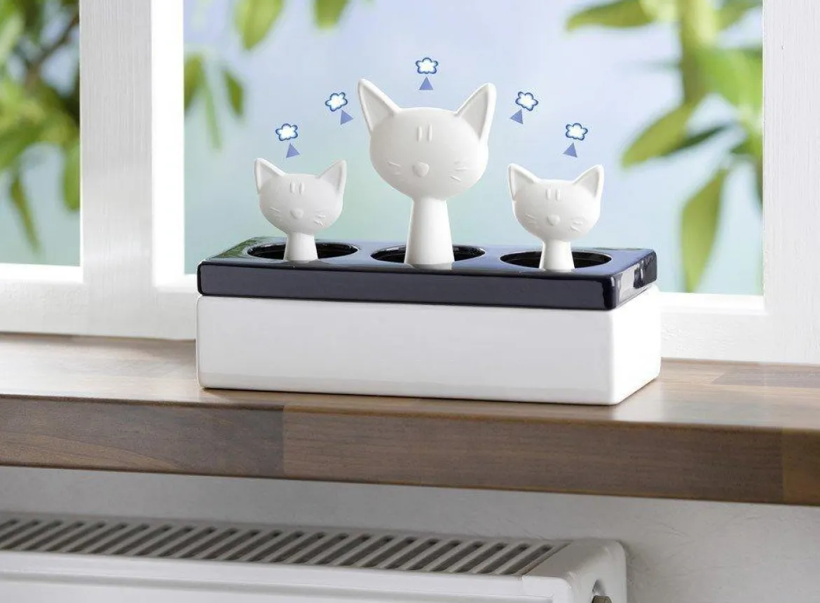 Ceramiczny nawilżacz powietrza - 3 koty, WENKO