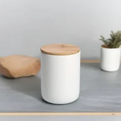 Ceramiczny słoik z wieczkiem, na produkty sypkie, 1540 ml