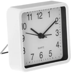 Cichy zegar stołowy do sypialni, budzik z mechanizmem QUARTZ