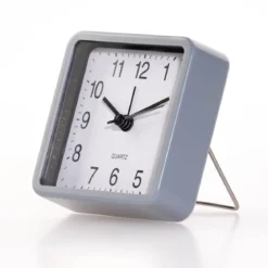 Cichy zegar stołowy do sypialni, budzik z mechanizmem QUARTZ