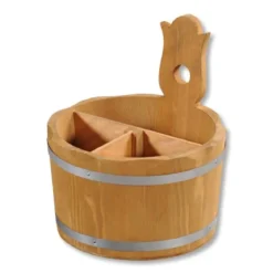 Dekoracyjny pojemnik na sztućce i serwetki, Ø 17 cm, Kesper