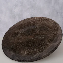 Dekoracyjny talerz szklany MARONI, Ø 32 cm