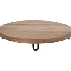 Deska do serwowania przekąsek, w stylu eko do każdej kuchni, Ø 40 cm