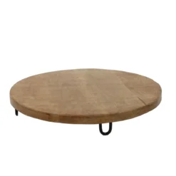 Deska do serwowania przekąsek, w stylu eko do każdej kuchni, Ø 40 cm