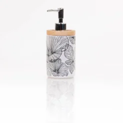 Dozownik do mydła BLACKFLORA, ceramiczny