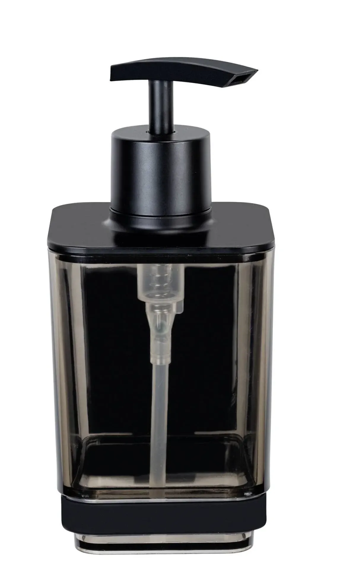 Dozownik do mydła QUADRO,Vacuum-Loc stal nierdzewna - 340 ml, WENKO