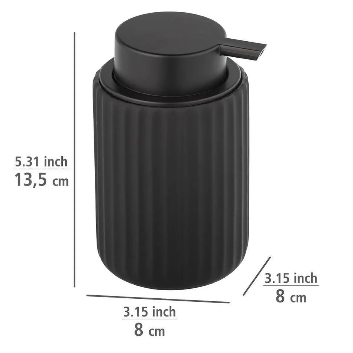 Dozownik do mydła w płynie BELLUNO, ceramiczny, 300 ml, Wenko