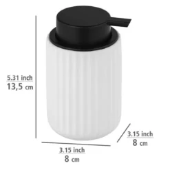 Dozownik do mydła w płynie BELLUNO, ceramiczny, 300 ml, Wenko