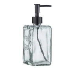 Dozownik do mydła w płynie PURE, przezroczyste szkło, 550 ml, WENKO