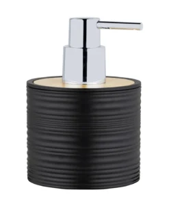 Dozownik do mydła z ryflowanym wzorem, 350 ml