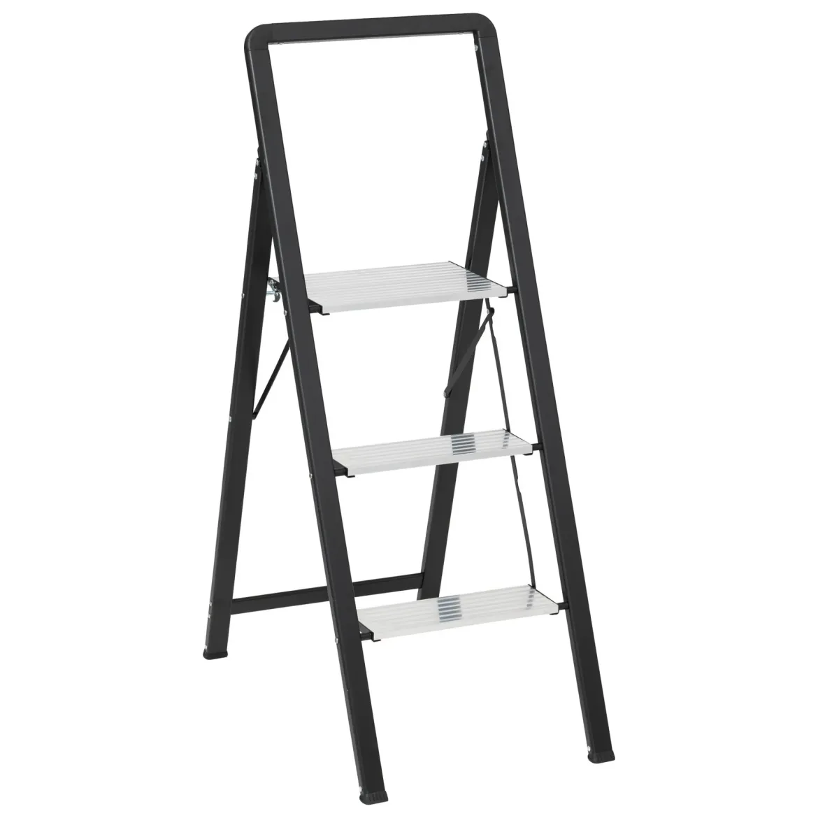 Drabina aluminiowa 3-stopniowa EASY, wys. 105 cm