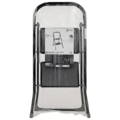 Drabina metalowa 2 stopniowa, 55 x 81 cm