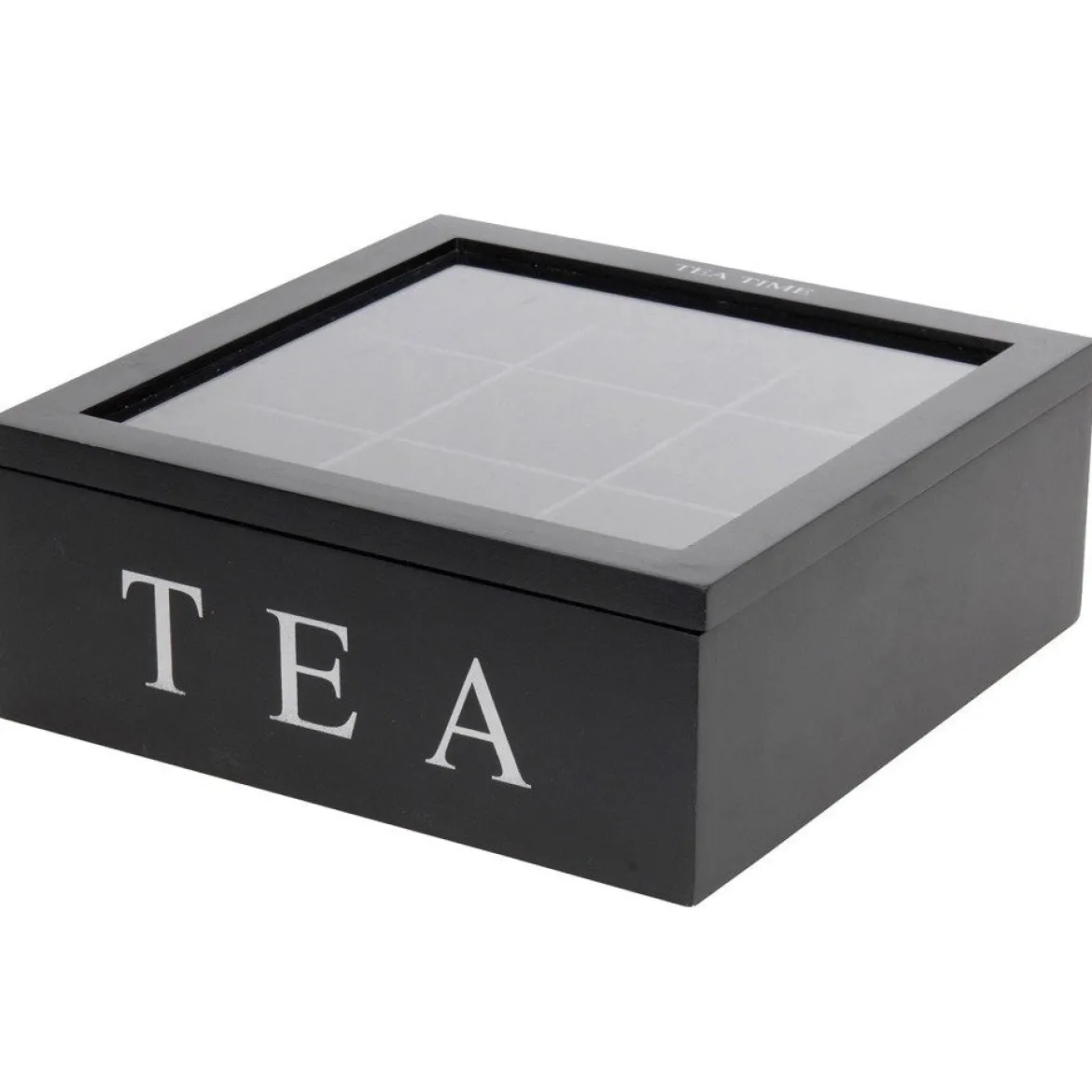 Drewniana herbaciarka TEA, 9 przegródek