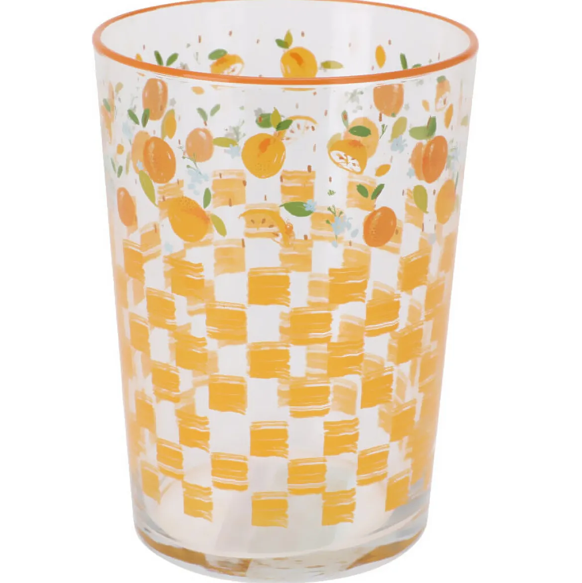 Duża szklanka w owocowy wzór, 510 ml