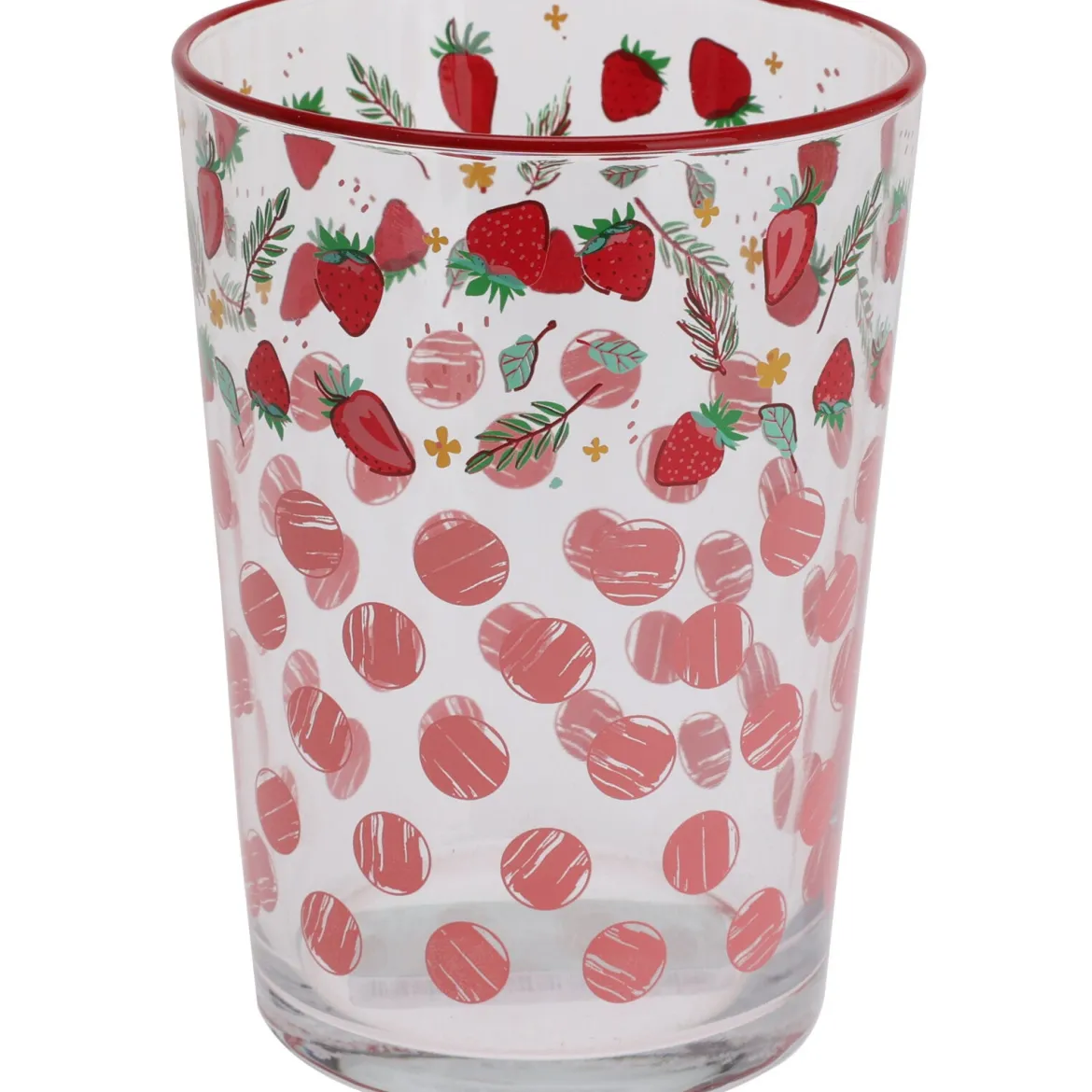 Duża szklanka w owocowy wzór, 510 ml