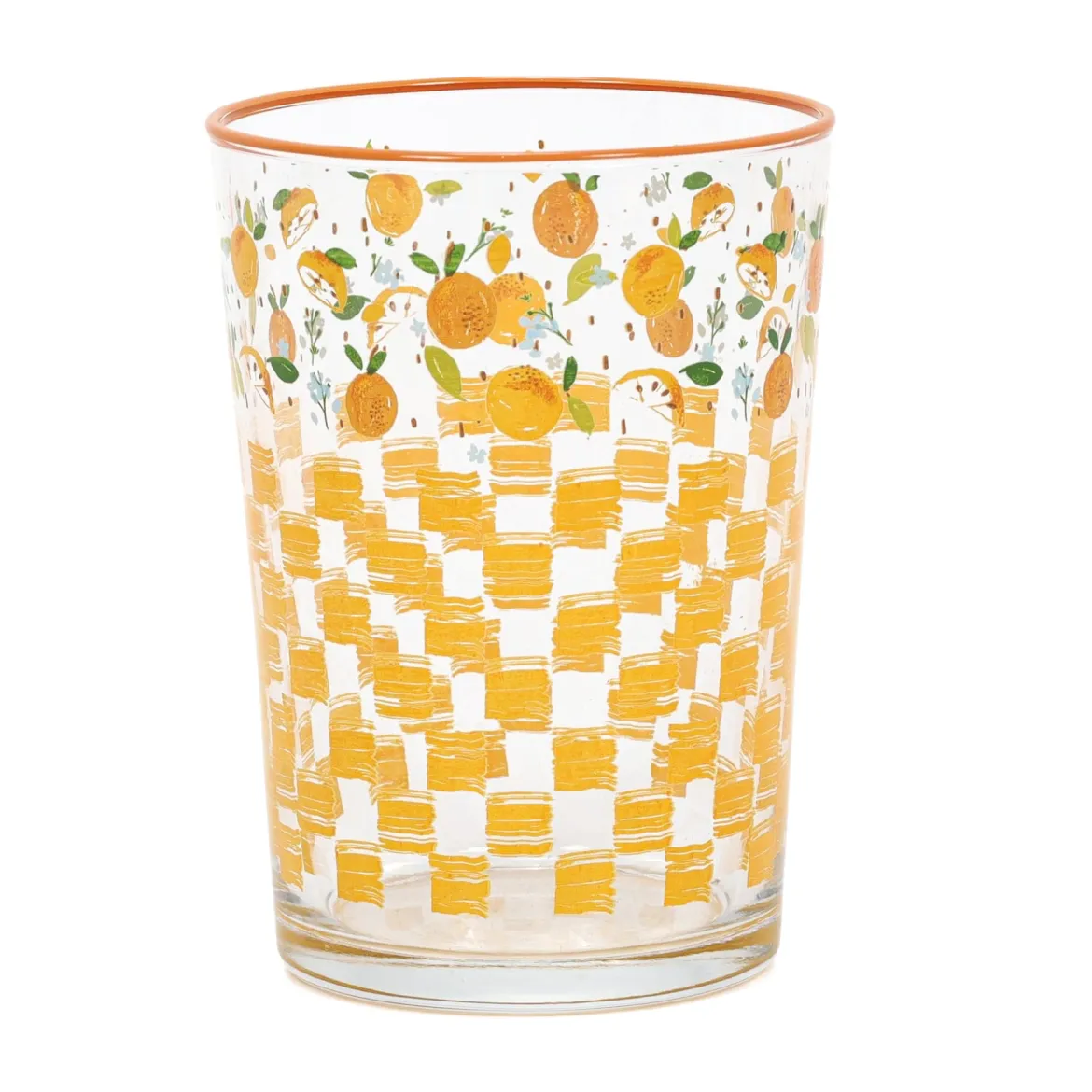 Duża szklanka w owocowy wzór, 510 ml