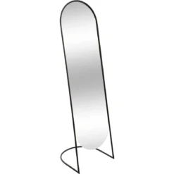 Duże lustro stojące w metalowej ramie JEF, 39,5 x 136 cm