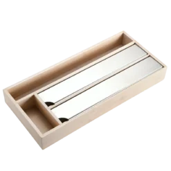 Dyspenser do folii spożywczej i papieru, bambus, 42 x 19 cm