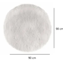 Dywanik dla dzieci okrągły FUR, Ø 90 cm