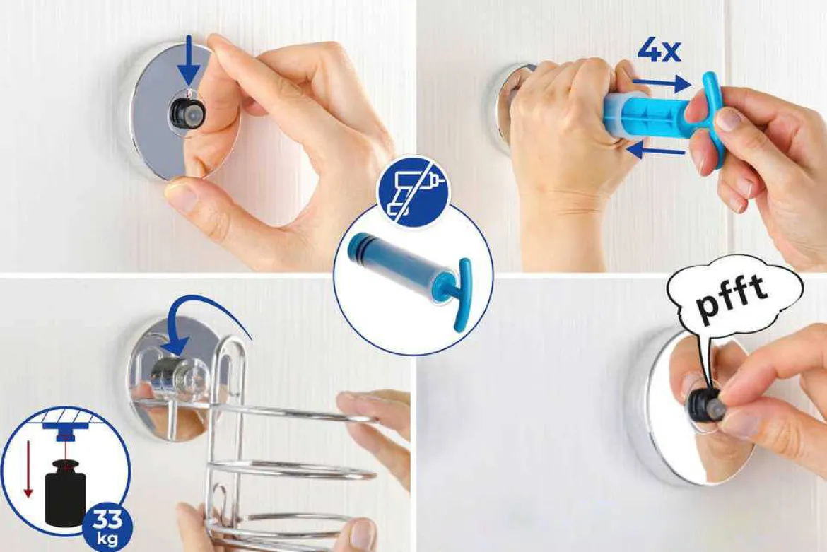 Elementy montażowe Vacuum-Loc, adapter - baza do serii Classic Plus, WENKO