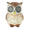 Figurka ogrodowa solarna, sowa z mrugającymi oczami LED, 13 cm