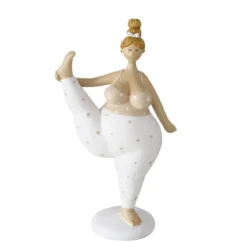 Figurka porcelanowa Joga, kobieta, 22 cm