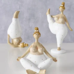 Figurka porcelanowa Joga, kobieta, 22 cm