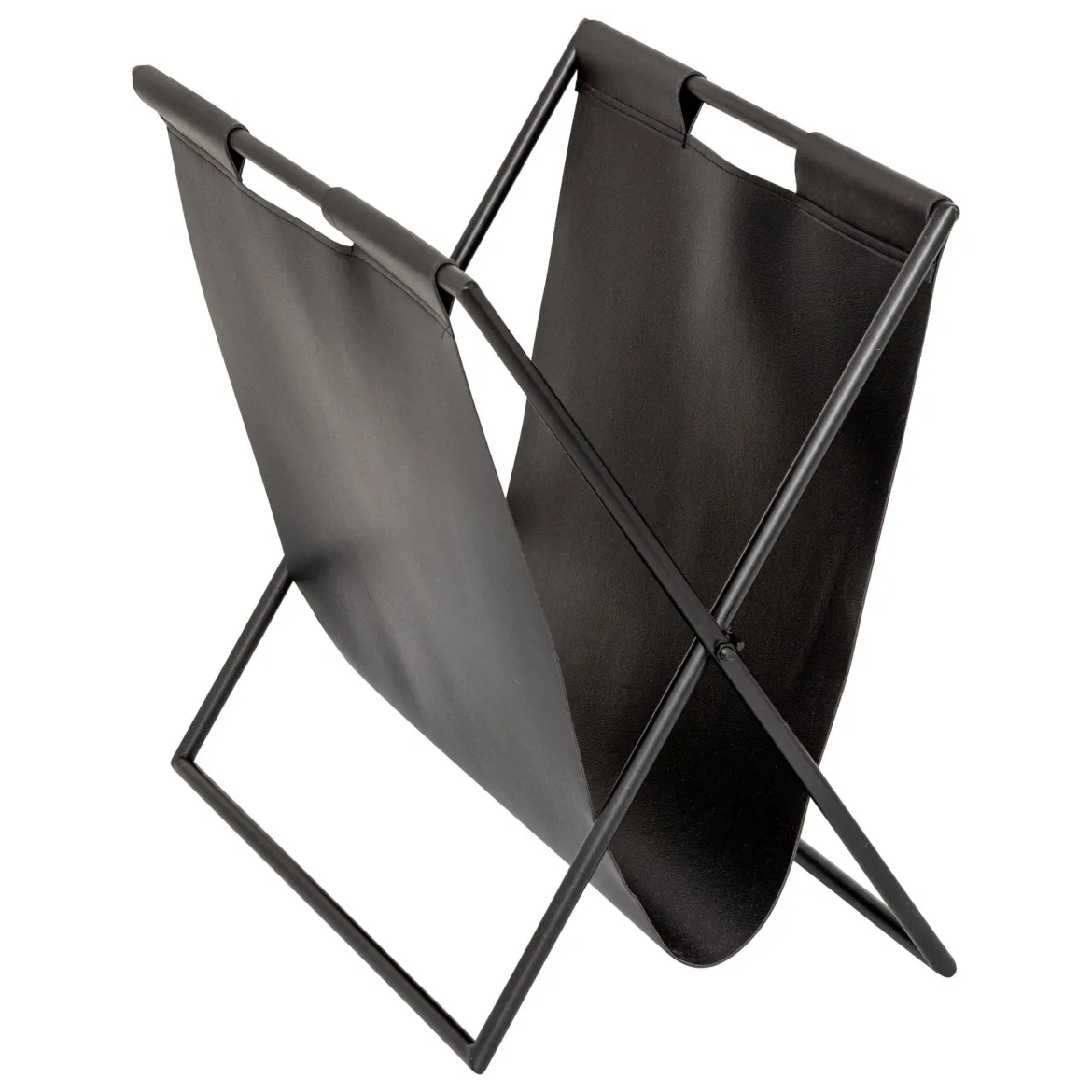 Gazetnik TWISTED LIME 37 x 22 x 35 cm z ekoskóry