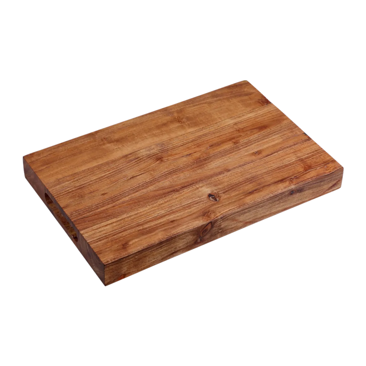 Gruba deska do krojenia z drewna akacji, 40 x 25 cm