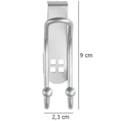 Haczyk na drzwi ANCONA, wieszak - 2 sztuki w komplecie, WENKO