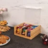 Herbaciarka z bambusa, szkatułka bambusowa, 6 przegródek, KESPER