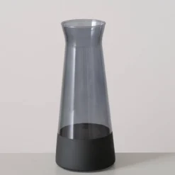 Karafka na wodę MOLUNA, czarne szkło, 1,1 l