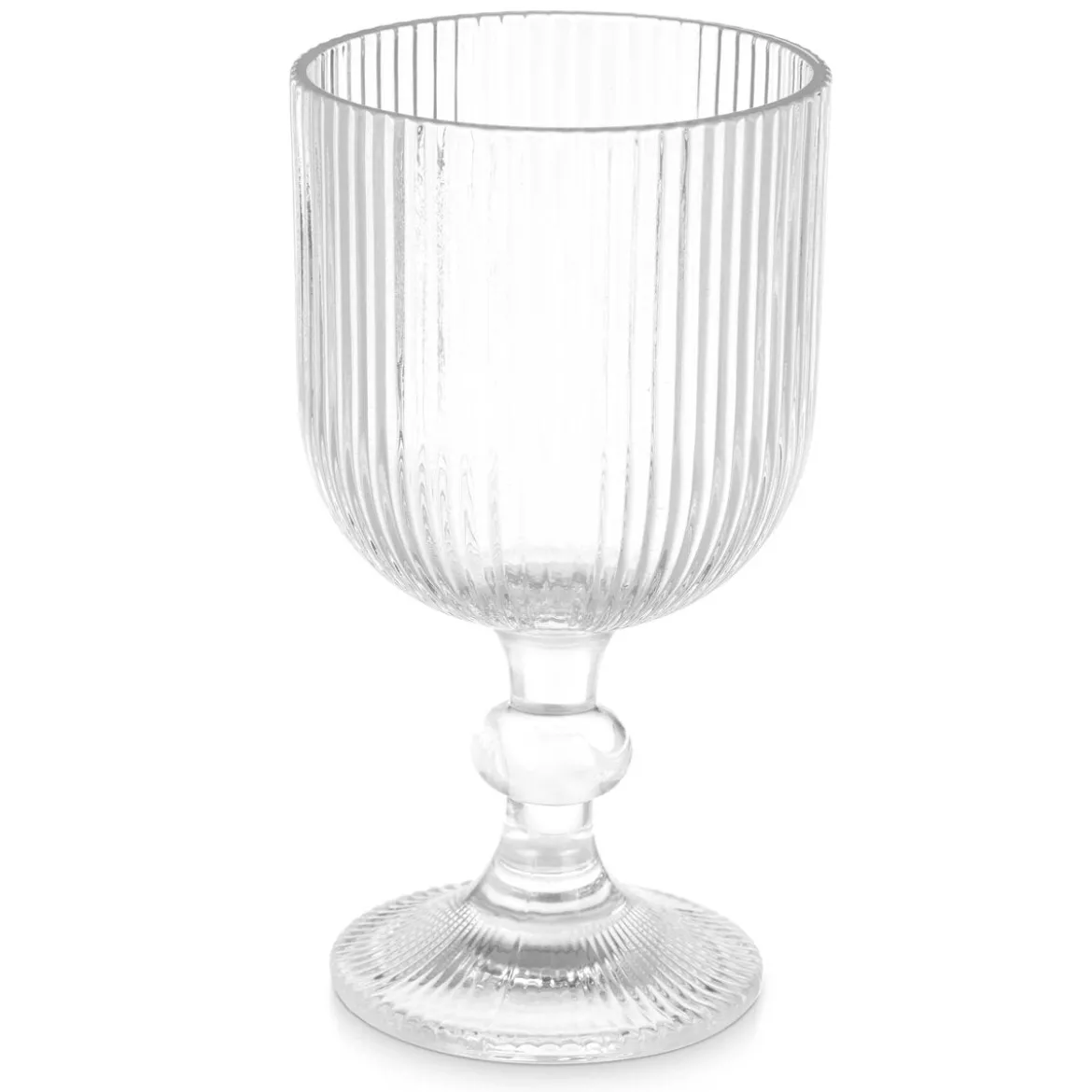 Kieliszek do wody w prążki, 370 ml, 6 sztuk