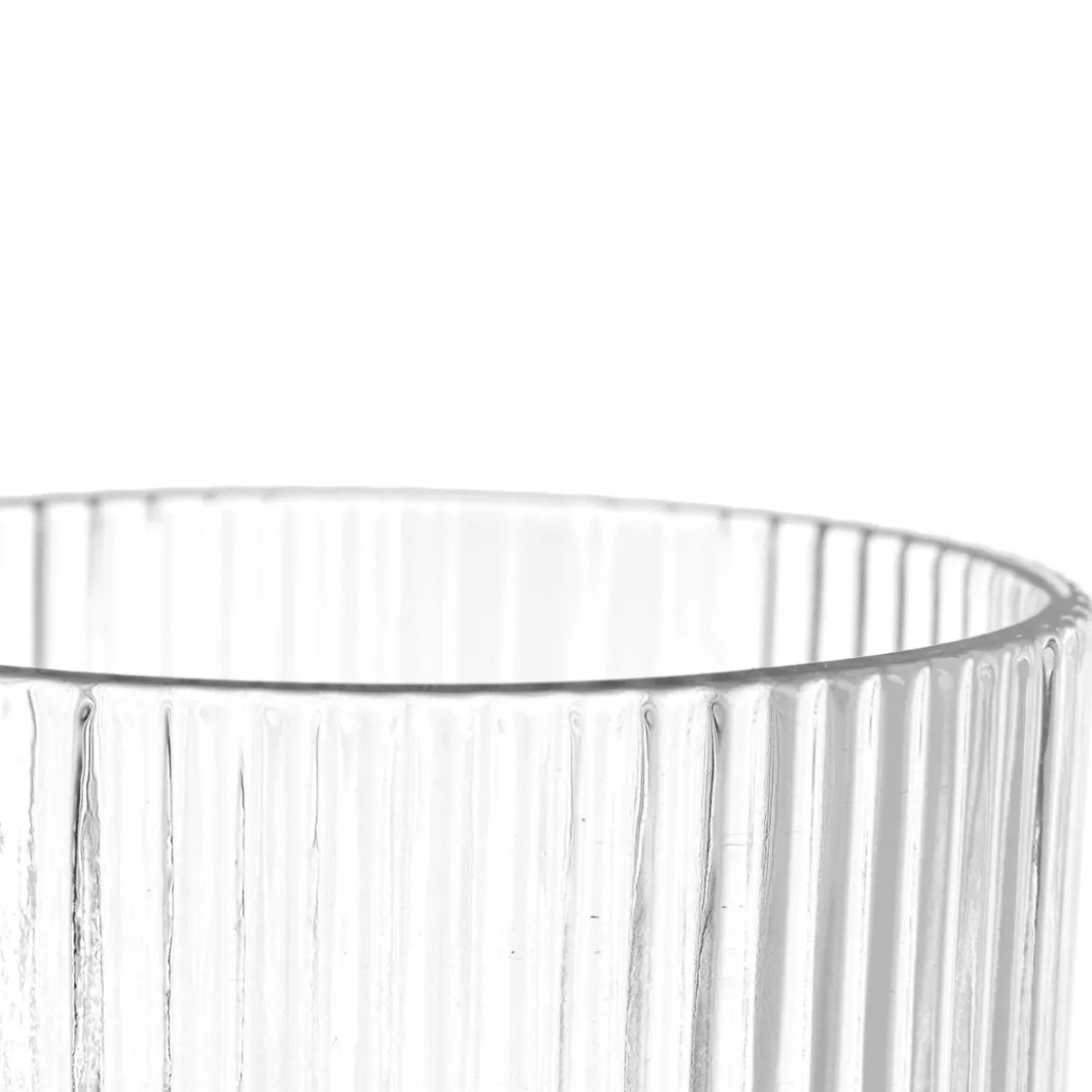 Kieliszek do wody w prążki, 370 ml, 6 sztuk