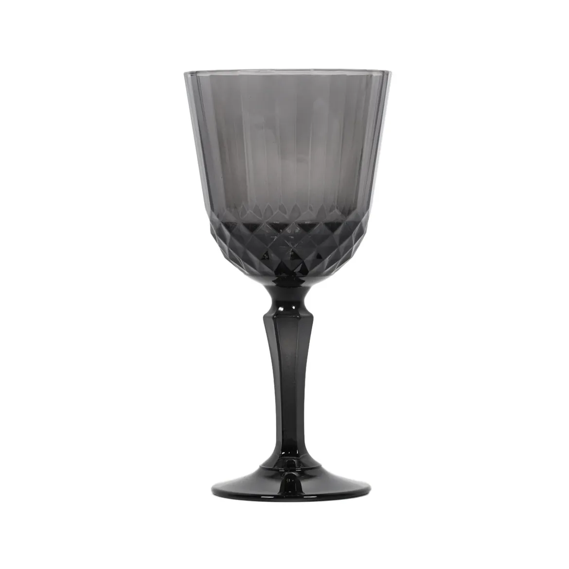 Kieliszek na wino z szarego szkła, 310 ml