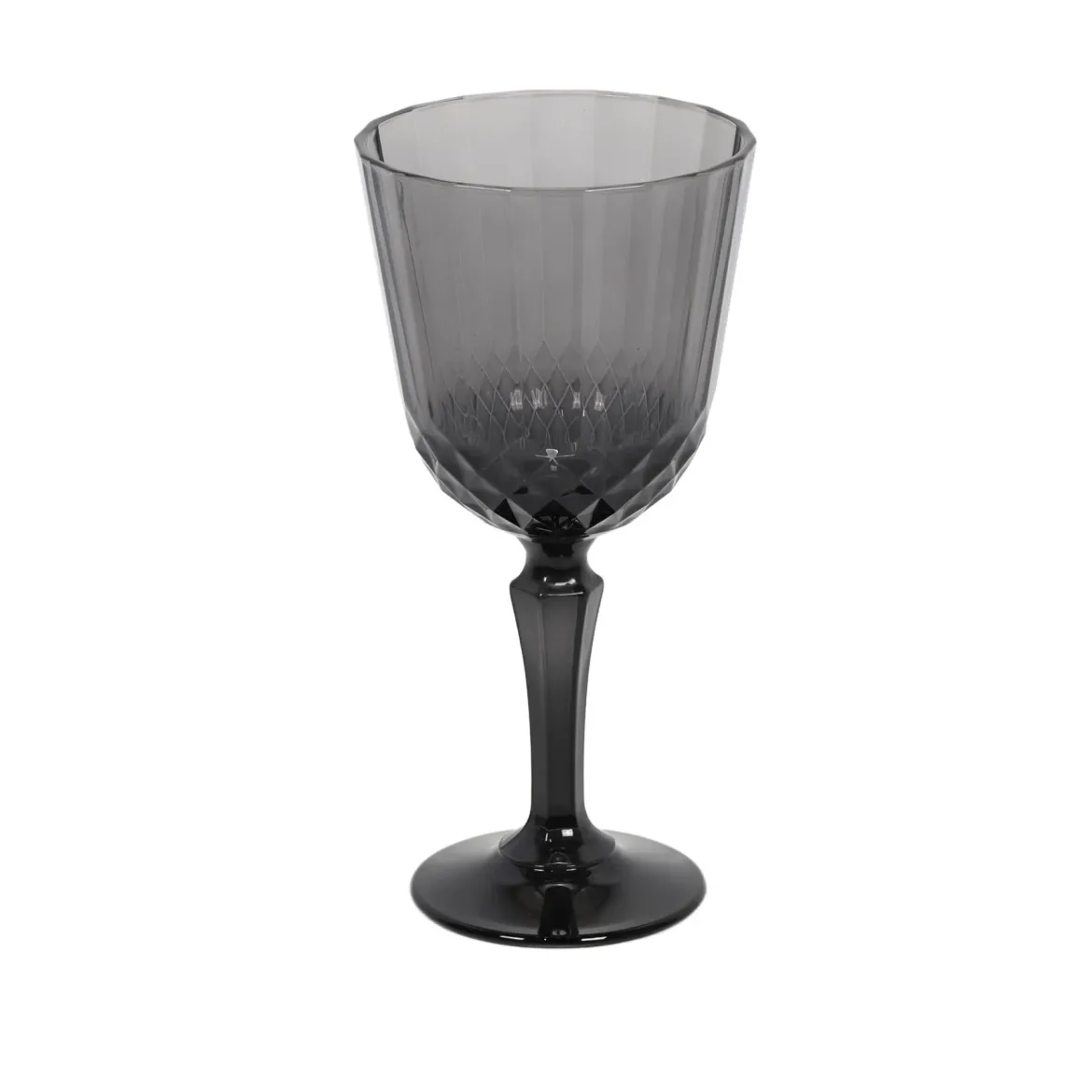 Kieliszek na wino z szarego szkła, 310 ml